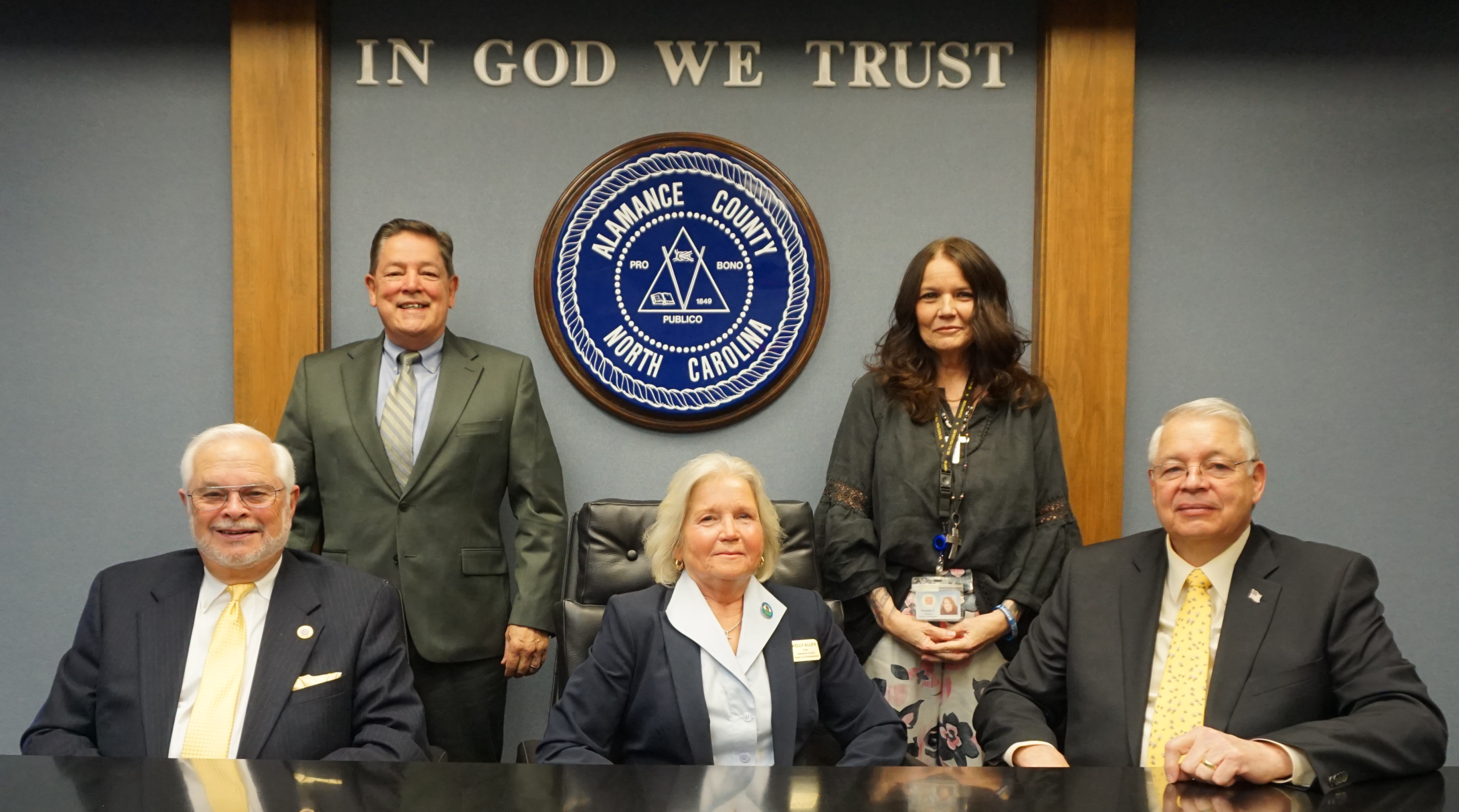 Current Commissioners of Alamance County NC